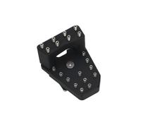 JVEIWAD 2024 Rear Brake Pedal Extension DualControl Brake Lever Tip Compatible with Scrambler 1200 XC/XE/X 2019-2023 2022 2021 Tiger 900 Rally Pro(Black)