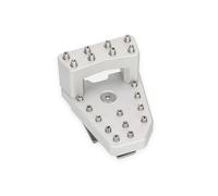 JVEIWAD 2024 Rear Brake Pedal Extension DualControl Brake Lever Tip Compatible with Scrambler 1200 XC/XE/X 2019-2023 2022 2021 Tiger 900 Rally Pro(Silver)