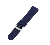 JVEIWAD 20mm 22mm Silicone Sport Strap Diving Waterproof Rubber Men Replacement Bracelet Belt Band Watch Accessories Compatible With Seiko 007 Black(Blue silver,22mm)