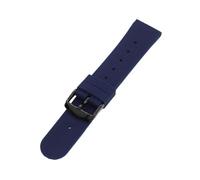 JVEIWAD 20mm 22mm Silicone Sport Strap Diving Waterproof Rubber Men Replacement Bracelet Belt Band Watch Accessories Compatible With Seiko 007 Black(Blue black,20mm)