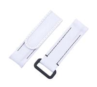 JVEIWAD 20mm Curved End Two Spring Bar Adjustable Nylon Fabric Leather Black White Watch Band Compatible With Rolex Strap DAYTONA SUBMARINER Diw Wat(White Black Lines)