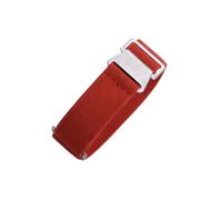 JVEIWAD 60s French Troops Parachute Bag Elastic Watch Strap 20mm 22mm Nylon Watchbands Man's Universal Smart Watch Fabric Wristband(Red,20mm)