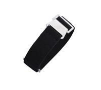 JVEIWAD 60s French Troops Parachute Bag Elastic Watch Strap 20mm 22mm Nylon Watchbands Man's Universal Smart Watch Fabric Wristband(Black,20mm)