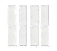 JVEIWAD 8Pcs Hepa Filter Replacement Parts Compatible With Deebot OZMO U2 /Compatible With U2 Pro Robot Vacuum Cleaner Spare Parts