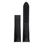 JVEIWAD Calf Leather Watchband Compatible With Omega Compatible With Speedmaster 310 311 Racing Dark Side Of The Moon Watch Cowhide Strap(Black,19mm)