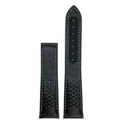 JVEIWAD Calf Leather Watchband Compatible With Omega Compatible With Speedmaster 310 311 Racing Dark Side Of The Moon Watch Cowhide Strap(Green,19mm)