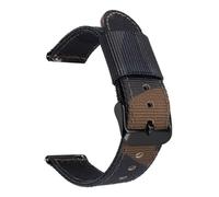 JVEIWAD Camo Nylon Strap 18/20/22/24mm Quick Release Camouflage Men Canvas Sport Replace Bracelet Watch Band Belt Accessories(Brown camo 02,22mm)