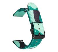 JVEIWAD Camo Nylon Strap 18/20/22/24mm Quick Release Camouflage Men Canvas Sport Replace Bracelet Watch Band Belt Accessories(Light green 02,18mm)