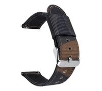JVEIWAD Camo Nylon Strap 18/20/22/24mm Quick Release Camouflage Men Canvas Sport Replace Bracelet Watch Band Belt Accessories(Brown camo 01,20mm)
