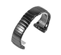 JVEIWAD Ceramic Watch Strap Compatible With Rado Sintra Series Watchband Black Ceramic Bracelet Women Men 17mm 26mm(17mm)