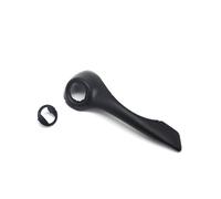 JVEIWAD CLIO 3 Car Front Left Right Interior Door Pull Inner Handle Outer Cover Control Switch Panel Compatible With Renault 2005-2009 8200316977(RHD-Front Left 2PCS)