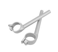 JVEIWAD Clip-on Handle Bars Compatible With Yamaha YZF-R6 YZF R6 YZFR6 2006-2016 Motorcycle Clip On Handlebars Silver Aluminum Fork Tube Riser