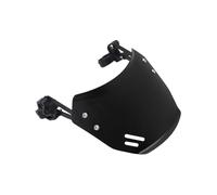 JVEIWAD Compatible With Honda CL250 CL300 CL500 Aluminium Front Windscreen Windshield Wind Shield Visor Airflow Deflector(Black)