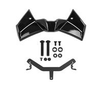 JVEIWAD Compatible With Yamaha MT-09 MT 09 2024 2025 Motorcycle Front Spoiler Kit Downforce Naked Frontal Spoilers Winglet Aerodynamic Wing(Glossy Black)
