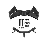 JVEIWAD Compatible With Yamaha MT-09 MT 09 2024 2025 Motorcycle Front Spoiler Kit Downforce Naked Frontal Spoilers Winglet Aerodynamic Wing(Black)