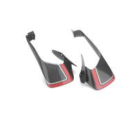 JVEIWAD Compatible With Yamaha R1 R1M 2020 2021 2022 2023 2024 Motorcycle Spoiler Wing Fixed Wing Wing Aerodynamic Winglet Accessorie 2025(ABS Carbon Red)