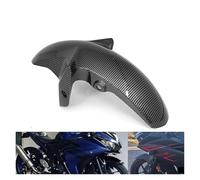 JVEIWAD Compatible With Yamaha YZFR3 YZF-R3 YZF-R25 YZFR25 MT-03 MT03 2015-2018 Carbon Paint Motorcycle Front Fender Mudguard Splash Dust Guard(DIY)