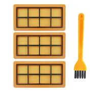 JVEIWAD Flat Pleated Compatible With 6.415-953.0/AD2 /AD3/AD4 /AD3.000/AD3.200 Ash Vacuum Cleaner Dust Cleaning Filter(3PCS)