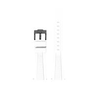 JVEIWAD For SEIKO Compatible With Tissot Compatible With Longines Compatible With Rolex 20mm 22mm Universal Soft Watch Strap Liquid Silicone Bracelet Quick Release Watchband(White-B,20mm)