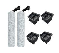 JVEIWAD H12 Pro / H12 Plus Soft Brush Spare Parts Wet Dry Vacuum Cleaner Roller Hepa Filter Accessories(6pcs-1)