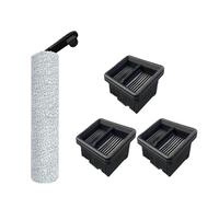 JVEIWAD H12 Pro / H12 Plus Soft Brush Spare Parts Wet Dry Vacuum Cleaner Roller Hepa Filter Accessories(4pcs-1)