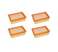 JVEIWAD HEPA Filter Compatible With MV4 MV5 MV6 WD4 WD5 WD6 P Wet Dry Vacuum Cleaner Replacement Parts Hepa(4pcs)