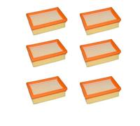 JVEIWAD HEPA Filter Compatible With MV4 MV5 MV6 WD4 WD5 WD6 P Wet Dry Vacuum Cleaner Replacement Parts Hepa(6pcs)