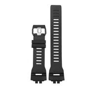 JVEIWAD Men Silicone Straps Sports Waterproof Compatible With Casio GBD-200-1A GBD-200RD-4 GBD-200 Rubber Replacement Watchband Watch Accessories(Black)