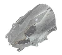 JVEIWAD Motorcycle Windshield Windscreen Double Bubble Compatible With Yamaha YZF R3 R25 2019 2020 2021 2022 2023 Front Windshield Wind Deflector(Transparent)