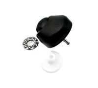 JVEIWAD Original Front Caster Wheel Compatible With X1 Omni /T10 Plus / X1 / T10 / T20 Turbo Robot Vacuum Cleaner Spare Parts Accessories(Black Caster)