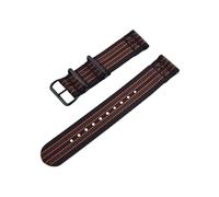 JVEIWAD Quick Release 2 Piece Nylon Watch Strap 20mm 22mm Watch Band For Smart Watches Accessories Replacement Bracelet(Black Red Green,20mm)