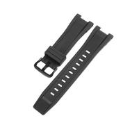 JVEIWAD Resin Watch Strap Compatible With Casio G-Shock GST-W120L S130L S310 B100 GST-W100G Men Camo Rubber Wrist Band Bracelet GST Series 26 * 14mm(Black-black)