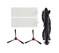 JVEIWAD Robot HEPA Filter Main Roll Brush Side Brush Mop Cloth Compatible With 360 SmartAI C50 G50 Robotic Vacuum Cleaner Spare Parts Accessories(Chocolate)