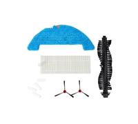 JVEIWAD Robot HEPA Filter Main Roll Brush Side Brush Mop Cloth Compatible With 360 SmartAI C50 G50 Robotic Vacuum Cleaner Spare Parts Accessories(Orange)