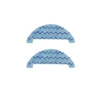JVEIWAD Roller Main Brush Cover Side Brush HEPA Filter Mop Cloth Compatible With Silvercrest SSR1 SSRA1 A7 A9s A9 Robotic Vacuum Cleaner Parts(Mop Cloth 2 Pcs)