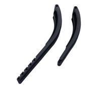 JVEIWAD Soft Rubber Watchband Compatible With Rolex Strap GMT OYSTERFLEX Daytona Submariner Yacht-Master Wristband 20mm 21mm(Black-21mm,Middle Gold Buckle)