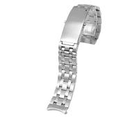 JVEIWAD Solid Stainless Steel Watch Strap Compatible With Omega 007 Compatible With Eamaster Speedmaster Planet Ocean Sports Watchband Bracelet 18mm 20mm 22mm(9 Beads-Silvery,20mm)