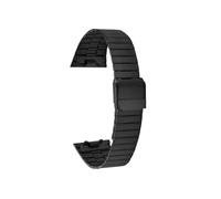 JVEIWAD Strap Compatible With CITIZEN ANA-DIGI Star River Warship Small Block JG2103/2101/2105 Retro Watch Band 18mm(Black)