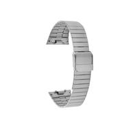 JVEIWAD Strap Compatible With CITIZEN ANA-DIGI Star River Warship Small Block JG2103/2101/2105 Retro Watch Band 18mm(Silver)