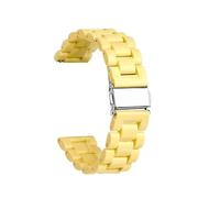 JVEIWAD Strap Compatible With Omega X Swatch Joint MoonSwatch Colorful Resin Quick Release Watch Band Compatible With Blancpain Five Oceans Men Women 20mm 22mm(Yellow,20mm)