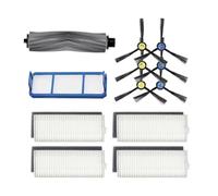 JVEIWAD Vacuum Cleaner Main Roller Side Brush HEPA Filter Compatible With AMIBOT Animal Connect X782 Robot Vacuum Cleaner Parts Accessories(Set 2)