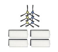 JVEIWAD Vacuum Cleaner Main Roller Side Brush HEPA Filter Compatible With AMIBOT Animal Connect X782 Robot Vacuum Cleaner Parts Accessories(Set 1)
