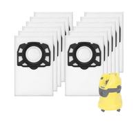 JVEIWAD Vacuum Dust Bags Compatible With 2.863-314.0 KFI 357,WD 2 Plus,WD 3,WD3S,KWD 1,KWD 2,KWD 3,MV 3,SE 4001,SE 4002 Robot Vacuum Cleaner(12PCS)