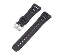 JVEIWAD Watch Band Compatible With Casio Straps Accessorise CA-53W CA-61W FT-100W W-520U W-720G Tpu Soft Watchband Wristband Belt FT100W 20mm(20mm)