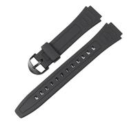 JVEIWAD Watch Compatible With Casio G-Shock W-800H W-217H AQ-S800W Resin Rubber Convex Joint 18mm Bracelet Watch Accessories Band