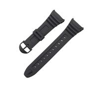 JVEIWAD Watchbands Compatible With Casio 3239 W-96H-1A 2A 9A Electronic Watch Dedicated Strap Black Men's Sport Waterproof Silicone Bracelet