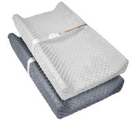 JVEOO 2 Pack Baby Changing Pad Covers