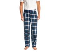 Jveyvth Mens Pyjama Pants 100% Cotton Plaid Sleep & Lounge Pants, PJ Bottoms with Pockets and Button Fly