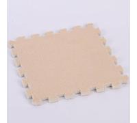 JvFbjLF 10pcs 30x30x1cm Thickened Foam Play Mat Plush Interlocking Floor Mat(Camel)