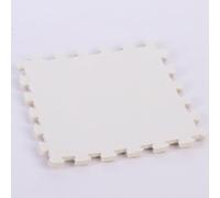 JvFbjLF 10pcs 30x30x1cm Thickened Foam Play Mat Plush Interlocking Floor Mat(White)